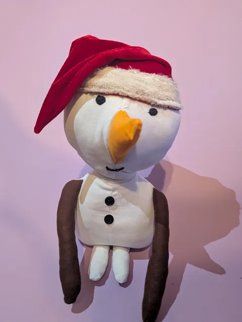 Snowman with cap